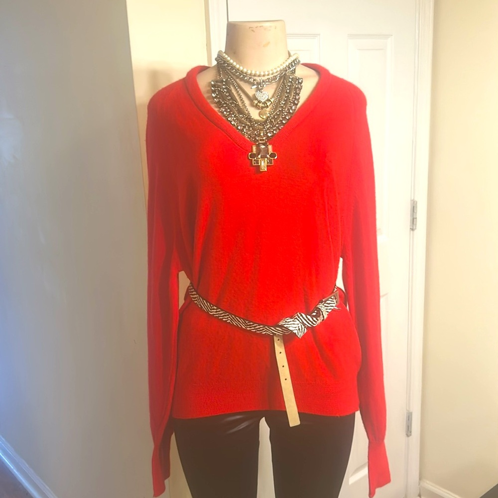 SALE TODAY! Dior Red Vintage Sweater (unisex)